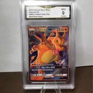 👀 Pokémon Charizard GX Black Star Promo Holo Rare card.GMA 9